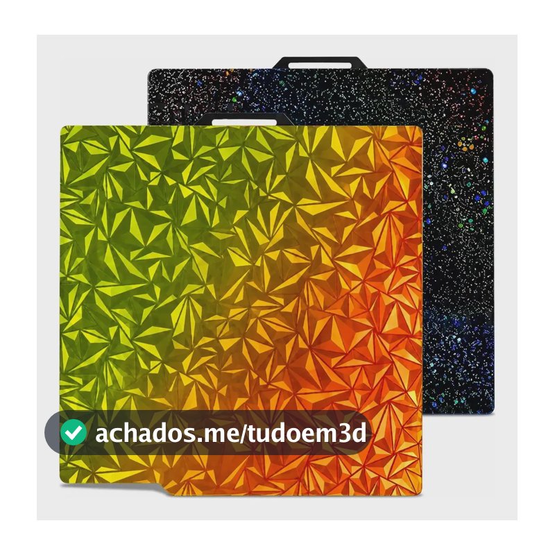 Placa Texturizada Dupla Face Bambu Lab A1 P1p P1s X1-c-e P2s 127/220v