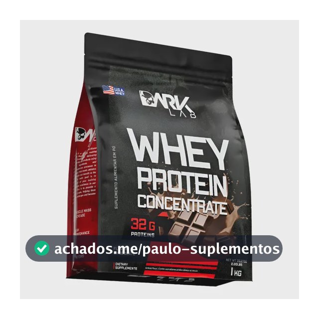Whey Protein Concentrado 1kg Chocolate Dark Lab Chocolate