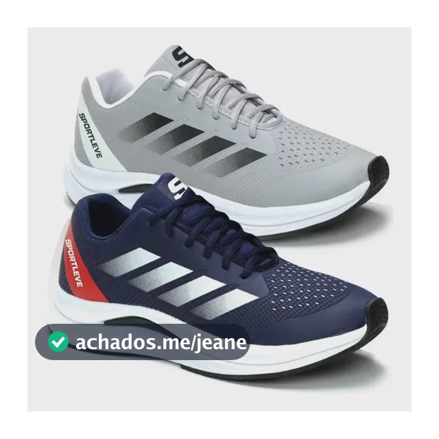 Kit 2 Pares Tênis Sport Confortável Caminhada Academia Top