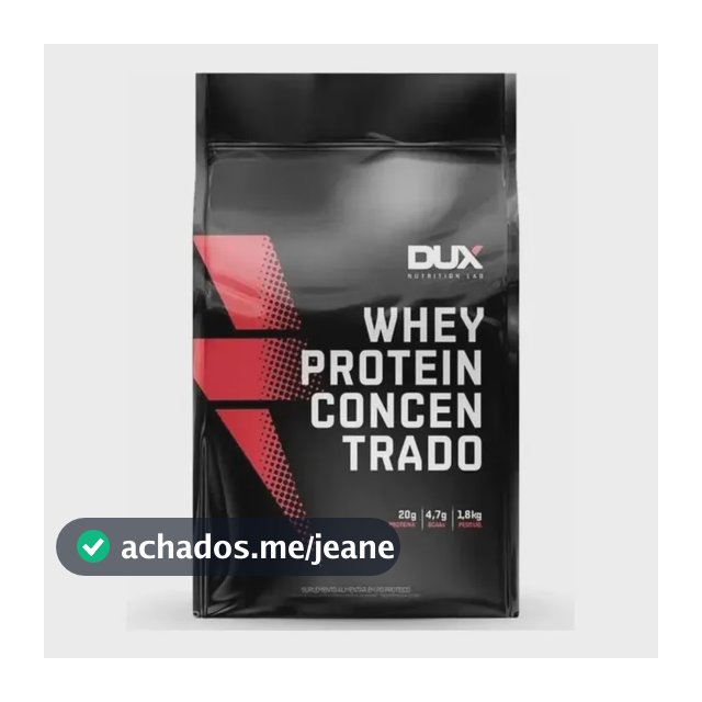 Whey Protein Concentrado Dux Nutrition 1,8kg - Doce De Leite