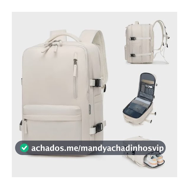 Mochila Viagem Impermeavel Executiva Grande Para Notebook