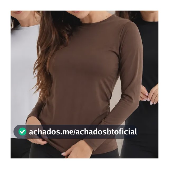 Kit 3 Camisa Blusas Manga Longa Proteção Solar 50+ Feminina