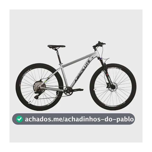 Mountain Bike Absolute Nero 5 Aro 29 Freio a Disco Hidráulico Quadro 17" Grafite