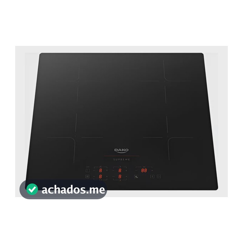 Cooktop De Indução 4 Zonas Dako Supreme 7200w Preto 220v Preto 220v