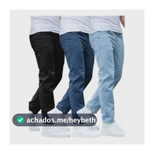 Kit 3 Calças Jeans Masculina Premium Skinny Tradicional Nf