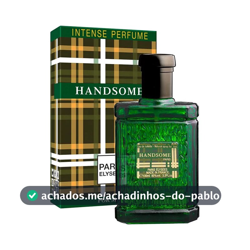Perfume Handsome Green Paris Elysees Masculino Intense 100ml