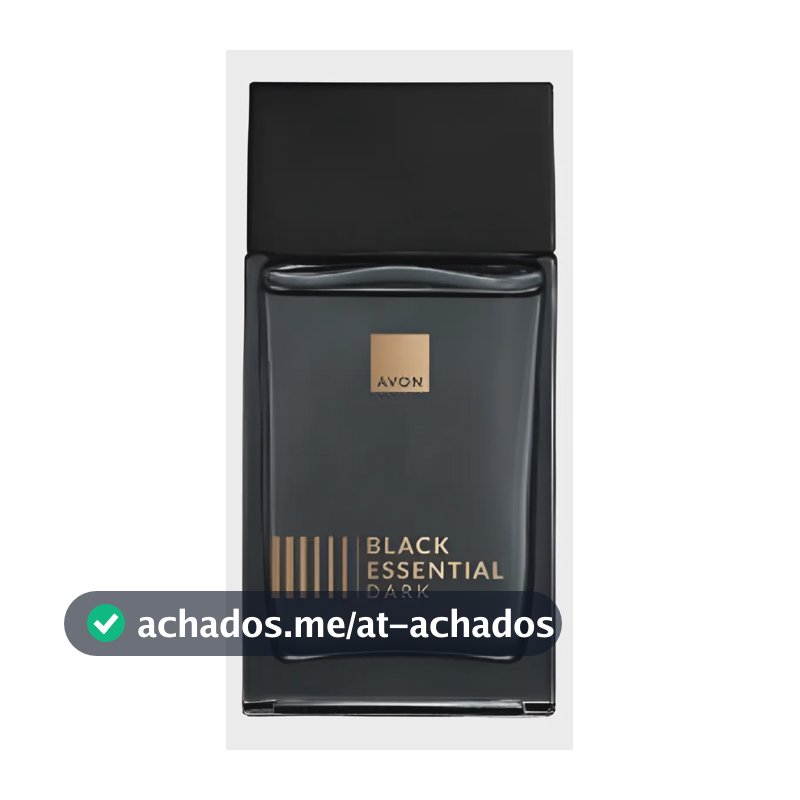 Deo Colônia Avon Black Essential Dark 100 Ml