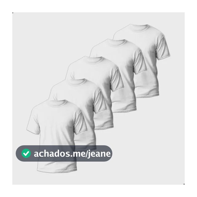 Combo 5 Camisetas Unissex Basica Lisa 100% Algodão T Shirt