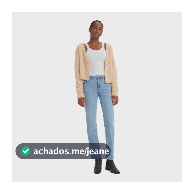 Calça Jeans Levis 724 High Rise Straight 188830182