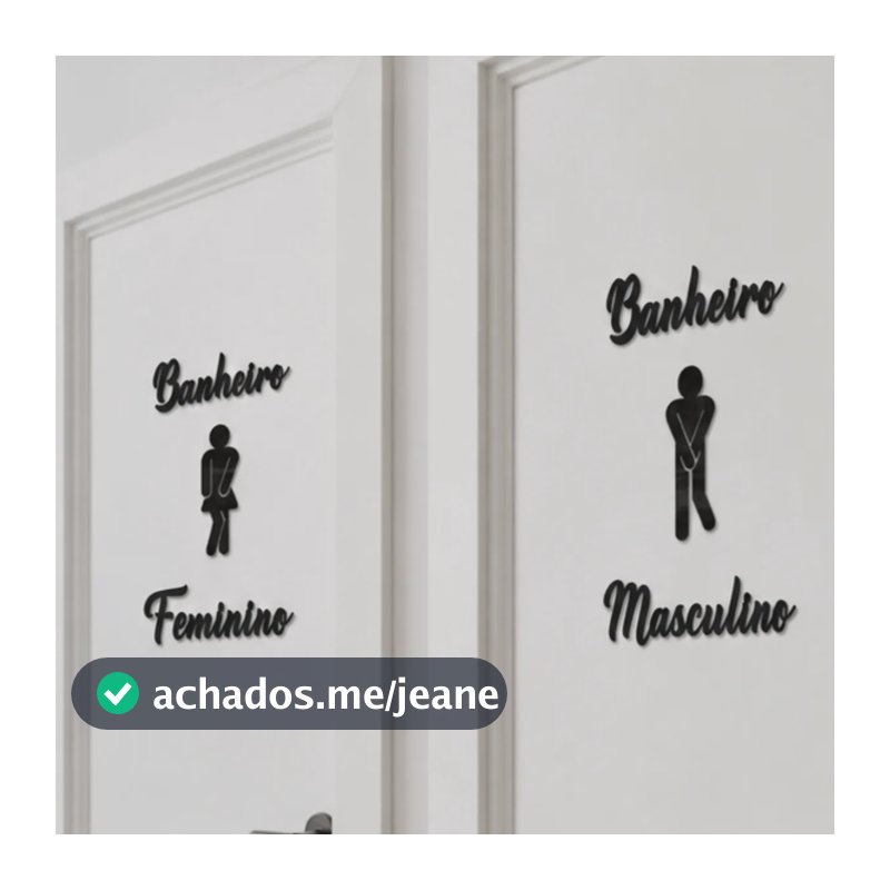 Kit 6 Placa Para Banheiro Menino E Menina Decorativo Variado Kit 6 Itens Para Banheiro