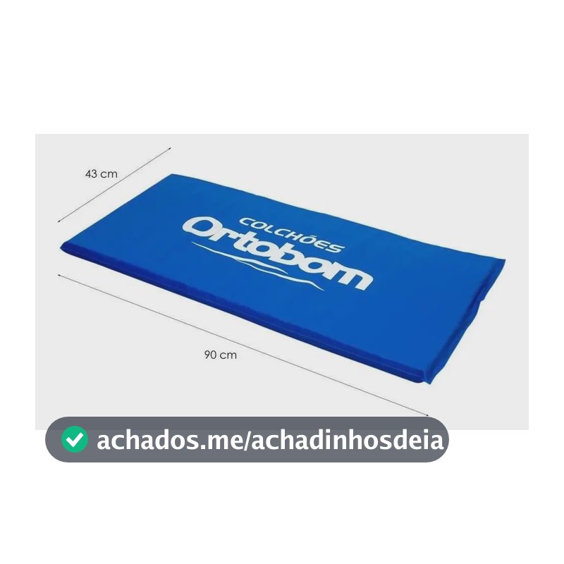 Colchonete Academia (43x90x04) - Ortobom Azul