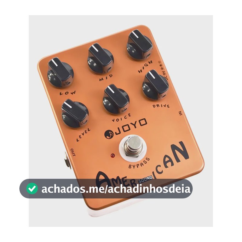 Pedal Simulador de Amplificador Joyo JF-14 American Sound Guitarra
