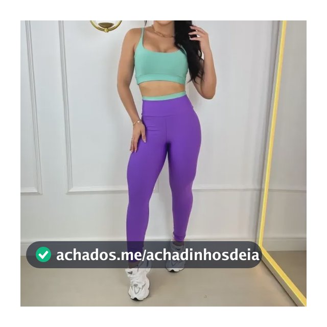 Conjunto Fitness Bicolor Feminino Academia Suplex Premium