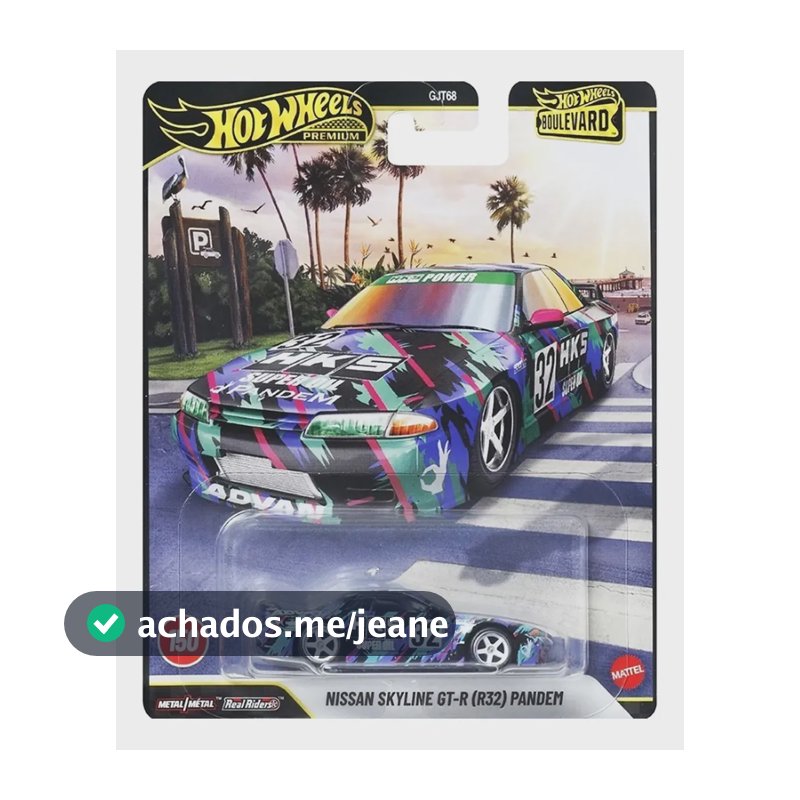 Mattel Hot Wheels Premium Boulevard 2026 1:64 Nissan Skyline Verde
