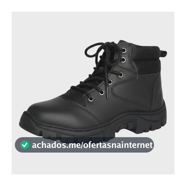 Bota Coturno Masculino Adventure Tratorado Conforto Trabalho