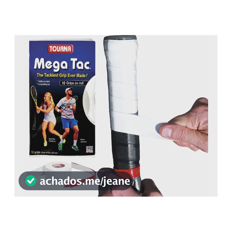 Overgrip Tourna Mega Tac Xl 10un - Branco