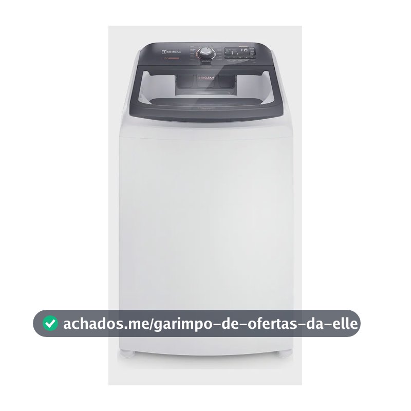Máquina de Lavar 15kg Electrolux Premium Care com Cesto Inox, Jet&Clean e Time Control LEC15