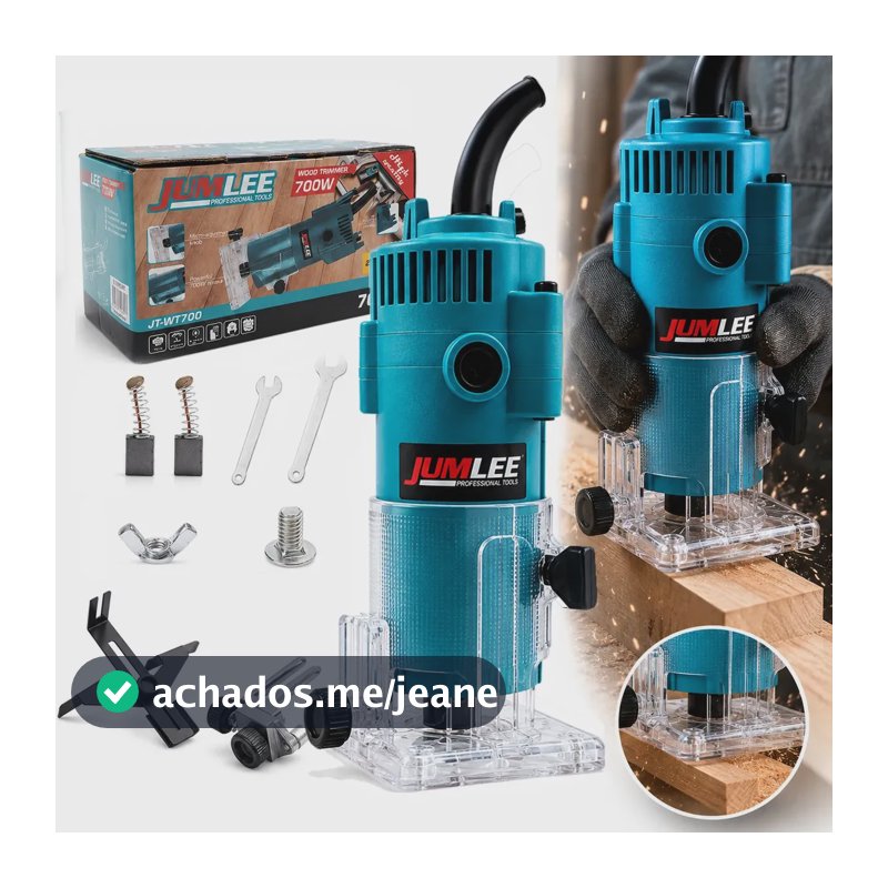 Tupia Elétrica Manual 127v 700w Para Marcenaria 30000r/min  127v