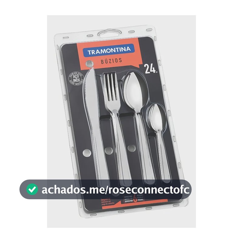 Faqueiro Búzios 24 Peças Aço Inox Tramontina 23799/075