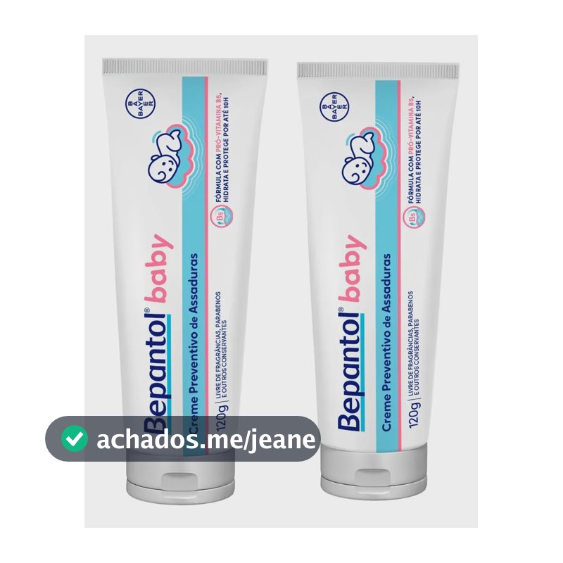 Kit Com 2 Cremes De Assadura 120gr Cada - Bepantol