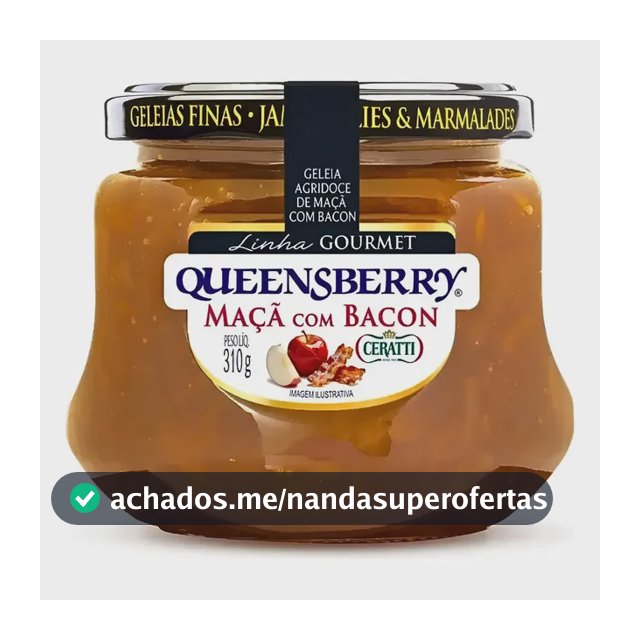 Geleia De Maçã Com Bacon Queensberry 310g