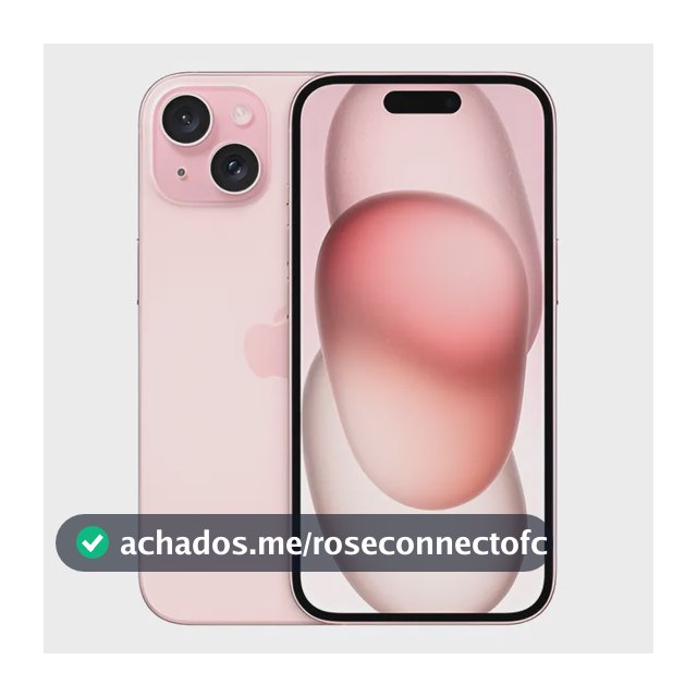 Apple iPhone 15 128 GB Cor rosa