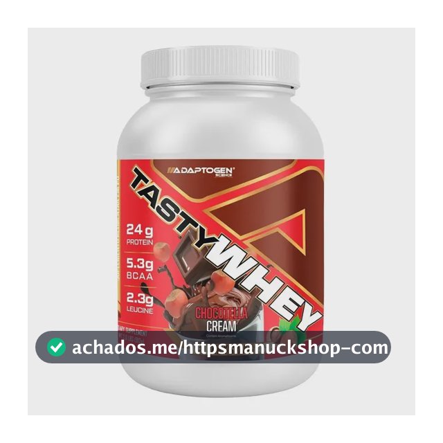 Suplemento Tasty Whey 3w Gourmet Whey Protein Adaptogen Science Pote 900g Sabor Chocotella
