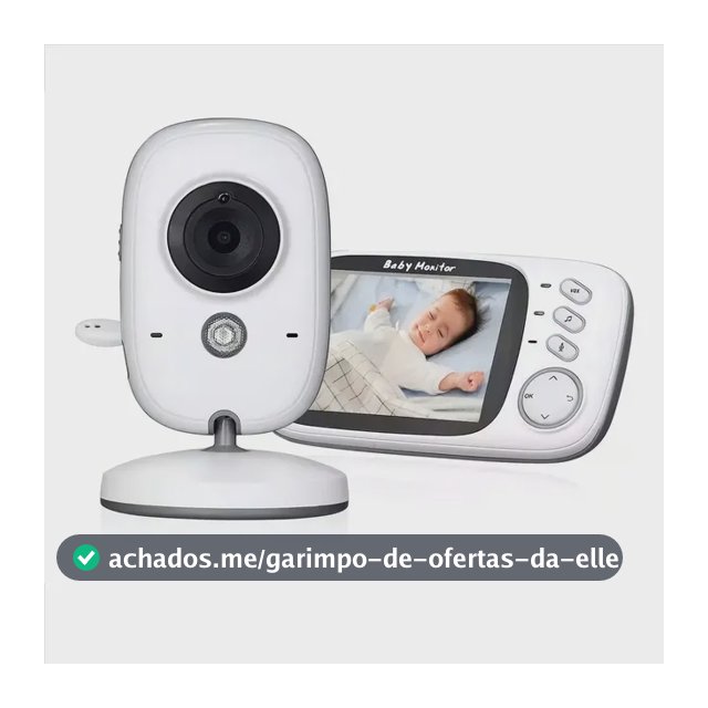 Baba Eletrônica Baby Monitor Vb603 Visão Noturna Dual Audio Cor Branco Estary Shop