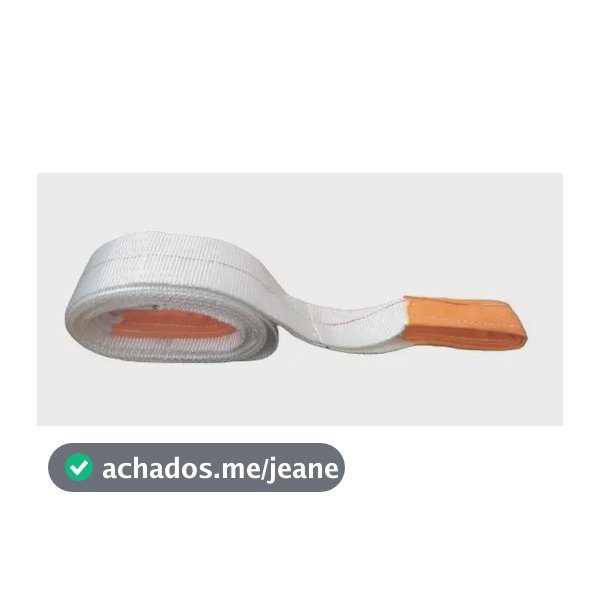 Cinta Para Reboque Ou Arraste 20 Toneladas X 9 Metros Branco