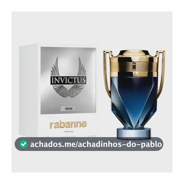 Perfume Rabanne Invictus Parfum 100ml Masculino