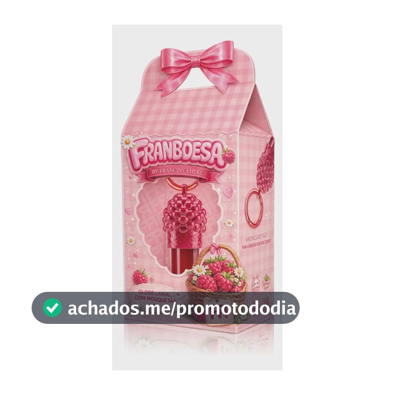 Gloss Franboesa By Franciny Ehlke Vermelho