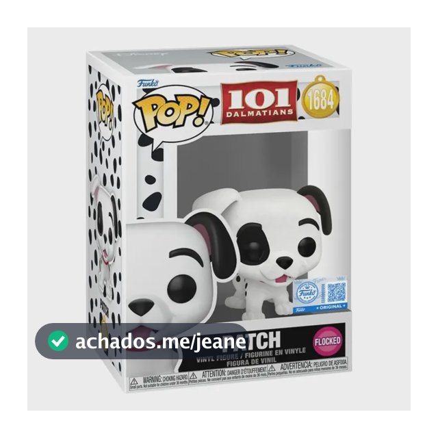 Figura De Acción Patch (flocked) 12671 De Funko Bonecos Colecionáveis