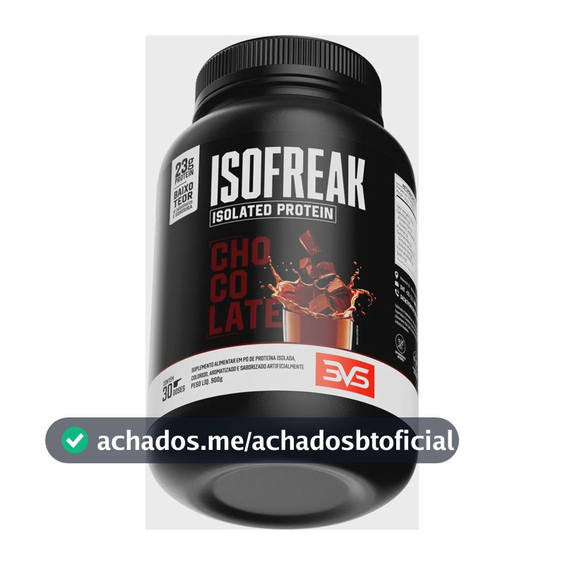 Whey Isolado Isofreak 900g Sabor: Chocolate - Fórmula Avançada Com 23g De Proteína Por Dose