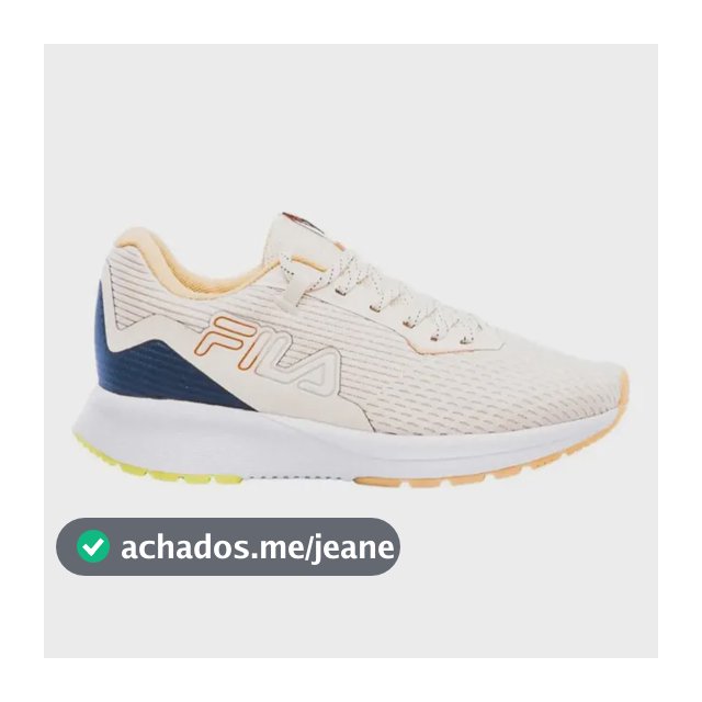 Tênis Fila Ride 2 Feminino Corrida Casual Academia Bege