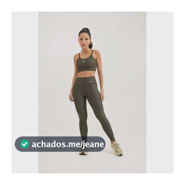 Conjunto Feminino Fitness Blackout Top E Legging - Arm