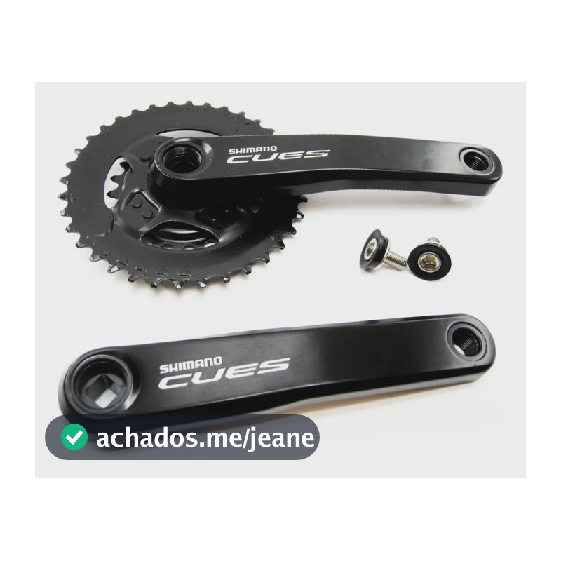 Pedivela Shimano Cues U4000 175mm 36-22d 9v 10v 11v Preto