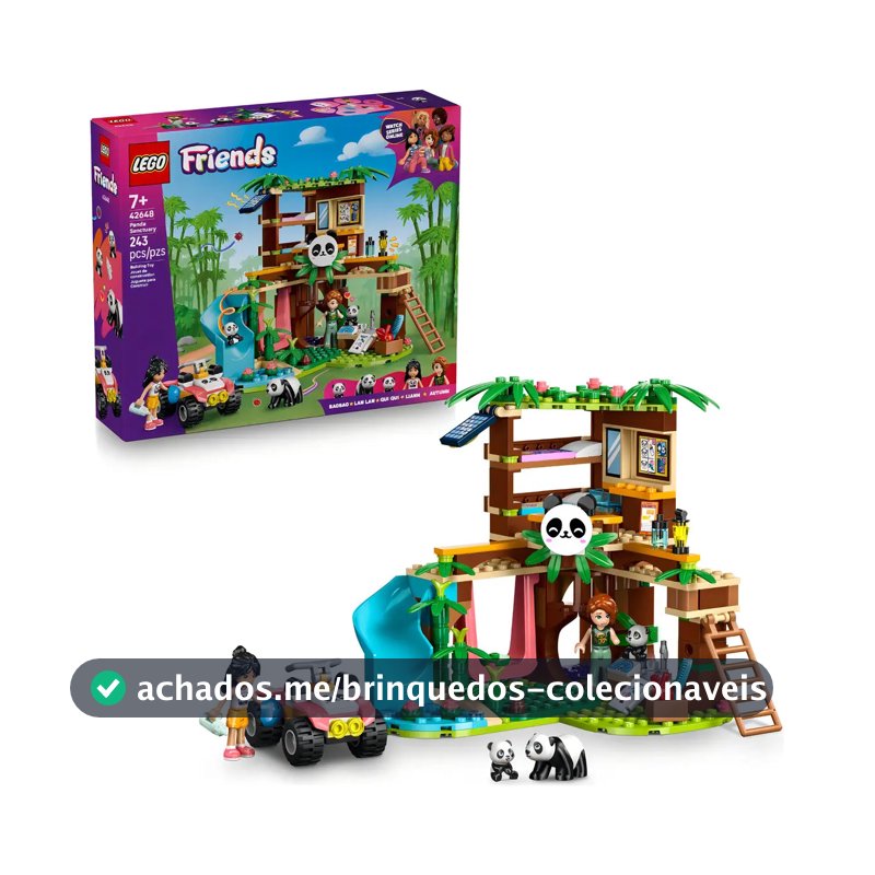 Lego Friends Cuidando Dos Animais Santuário Dos Pandas 42648