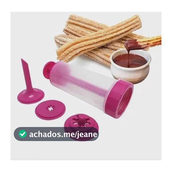Maquina Manual De Fazer Churros Fácil Caseiro Simples Casa
