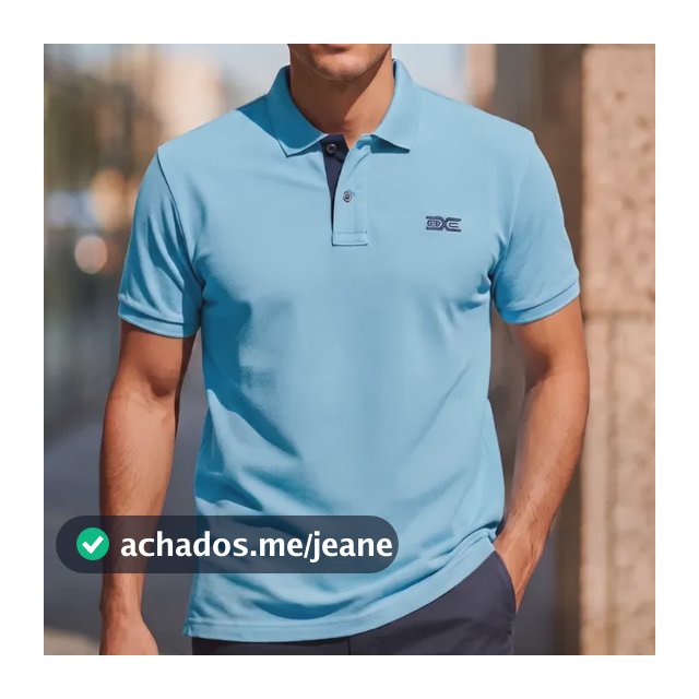 Camisa Polo Masculina Malha Piquet Cores Variadas Oferta