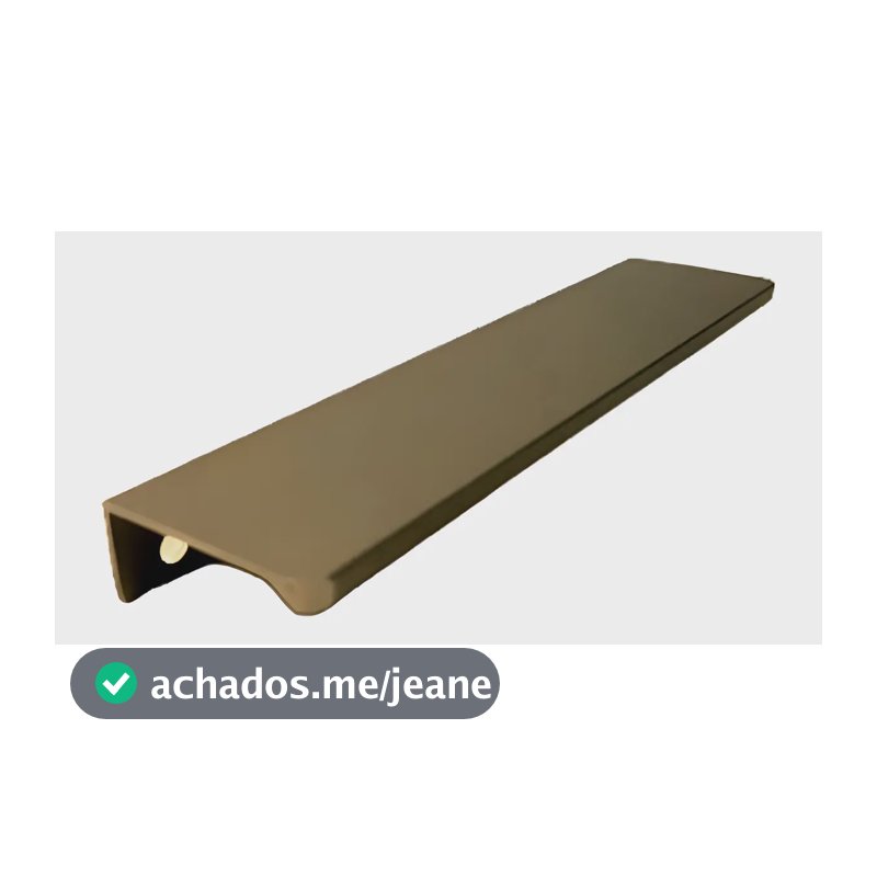 Kit 10 Puxador Slim Bronze Roma 8015 Bronze
