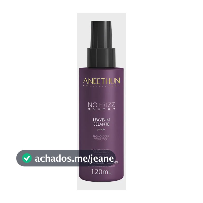 Leave-in Aneethun No frizz antifrizz de 120mL