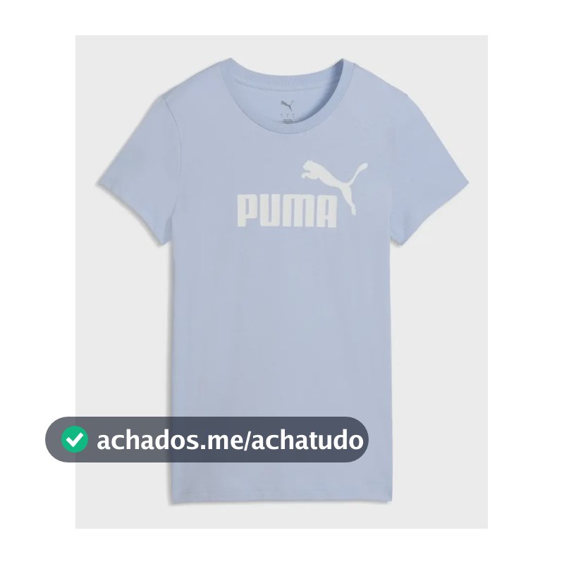 Camiseta Feminina Ess No. 1 Logo Slim Tank Puma Snow Mountain Blue N/a M Liso