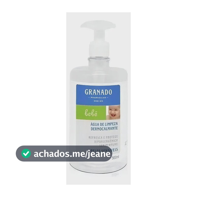 Granado Bebê Água de Limpeza Dermocalmante 500ml