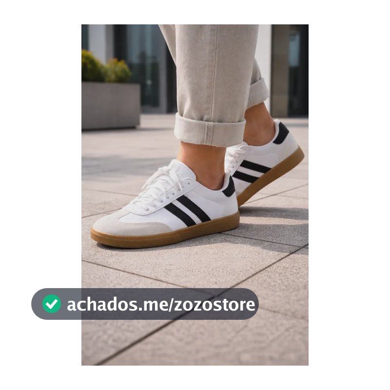 Tênis Feminino Casual Natzar Conforto Leve Branco/preto 38 Br