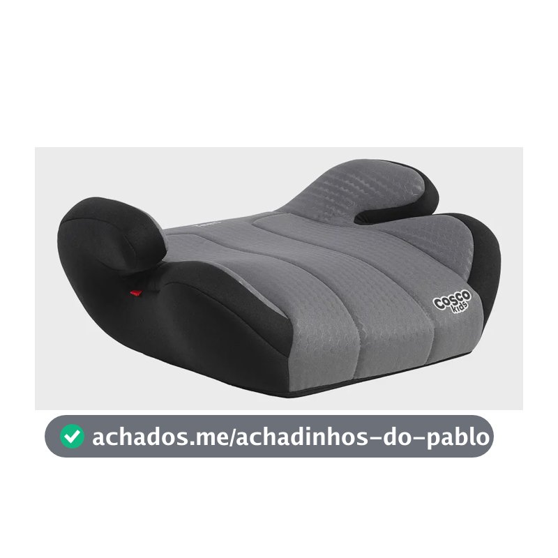 Booster Cosco Kids, Teen, até 36kg, Cinza