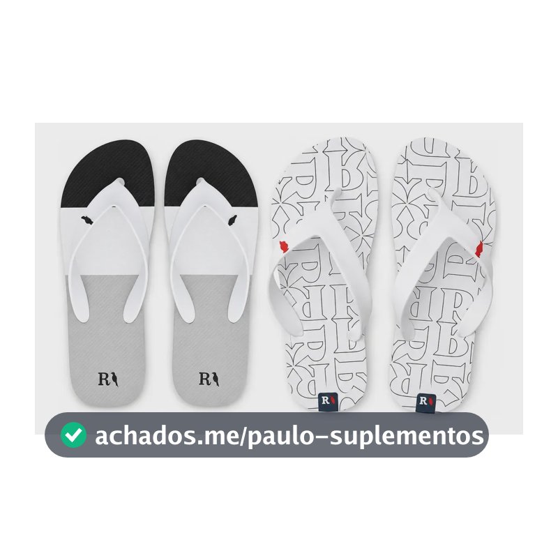Kit 2 Pares Chinelo Masculino Reserva Confortável E Macio Ptocinza E R 41/42