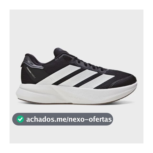 Tênis De Corrida Feminino Duramo Speed 2 adidas Core Black / Zero Metalic / Grey Five Liso 35 Br
