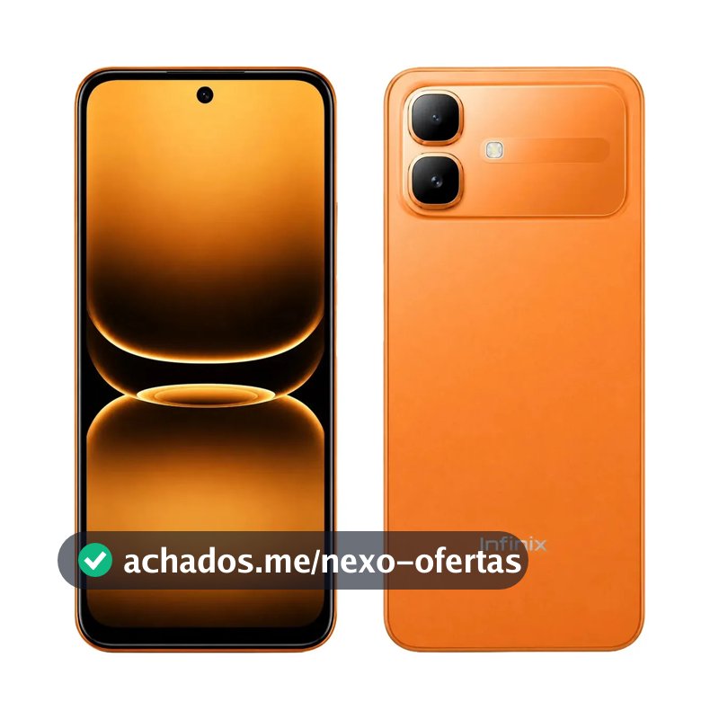 Smartphone Infinix Smart 20 128gb 4gb Ram Dual Sim Tela 6.78 - Laranja