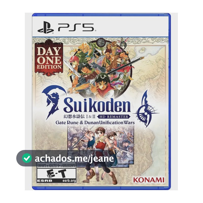 Suikoden I & Ii Hd Remaster Day One Edition Ps5 Midia Fisica