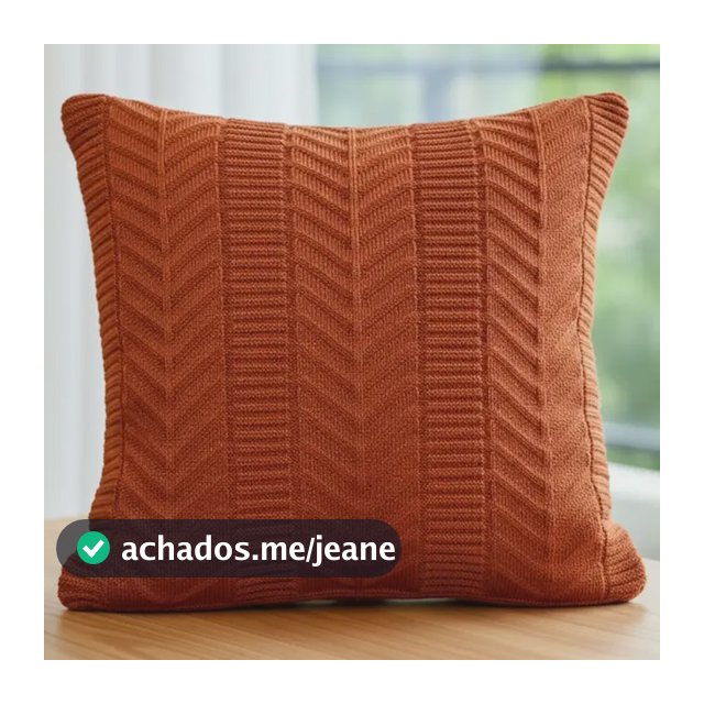 Capa De Almofada Decorativa Tricô 45x45 Boho Luxo Sofá Cama